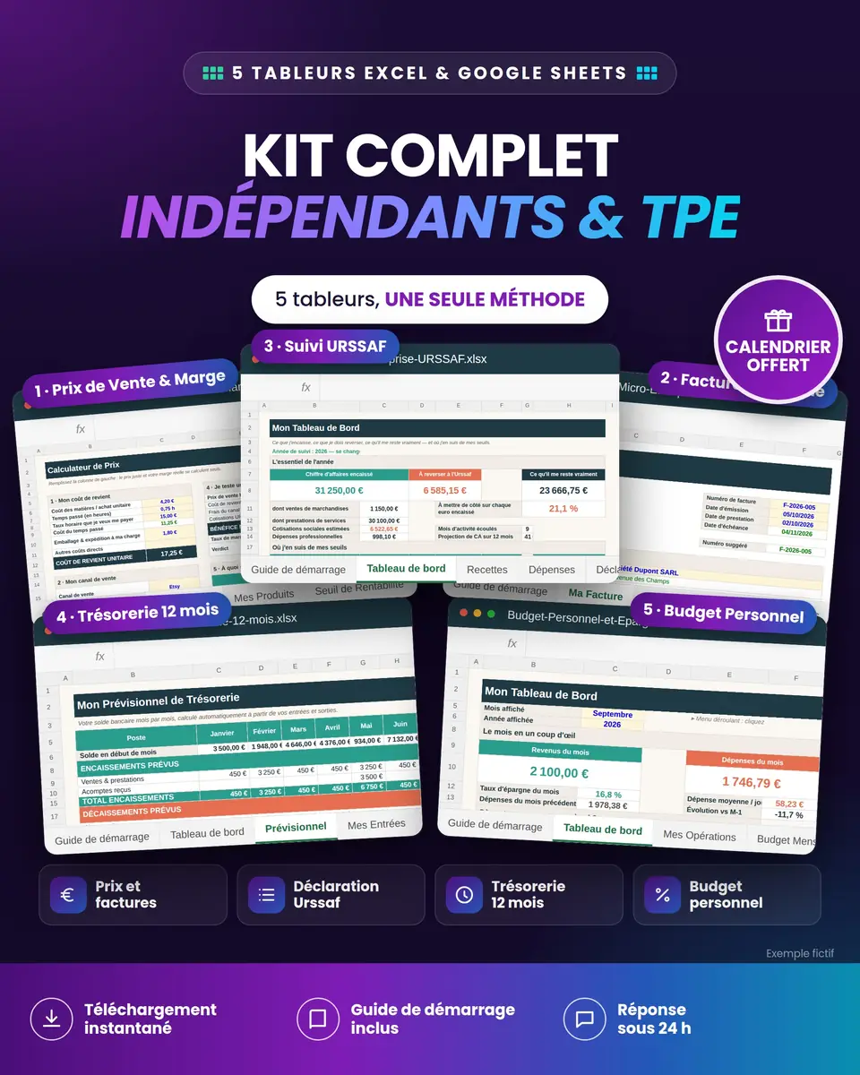 Kit Complet Indépendants : aperçu