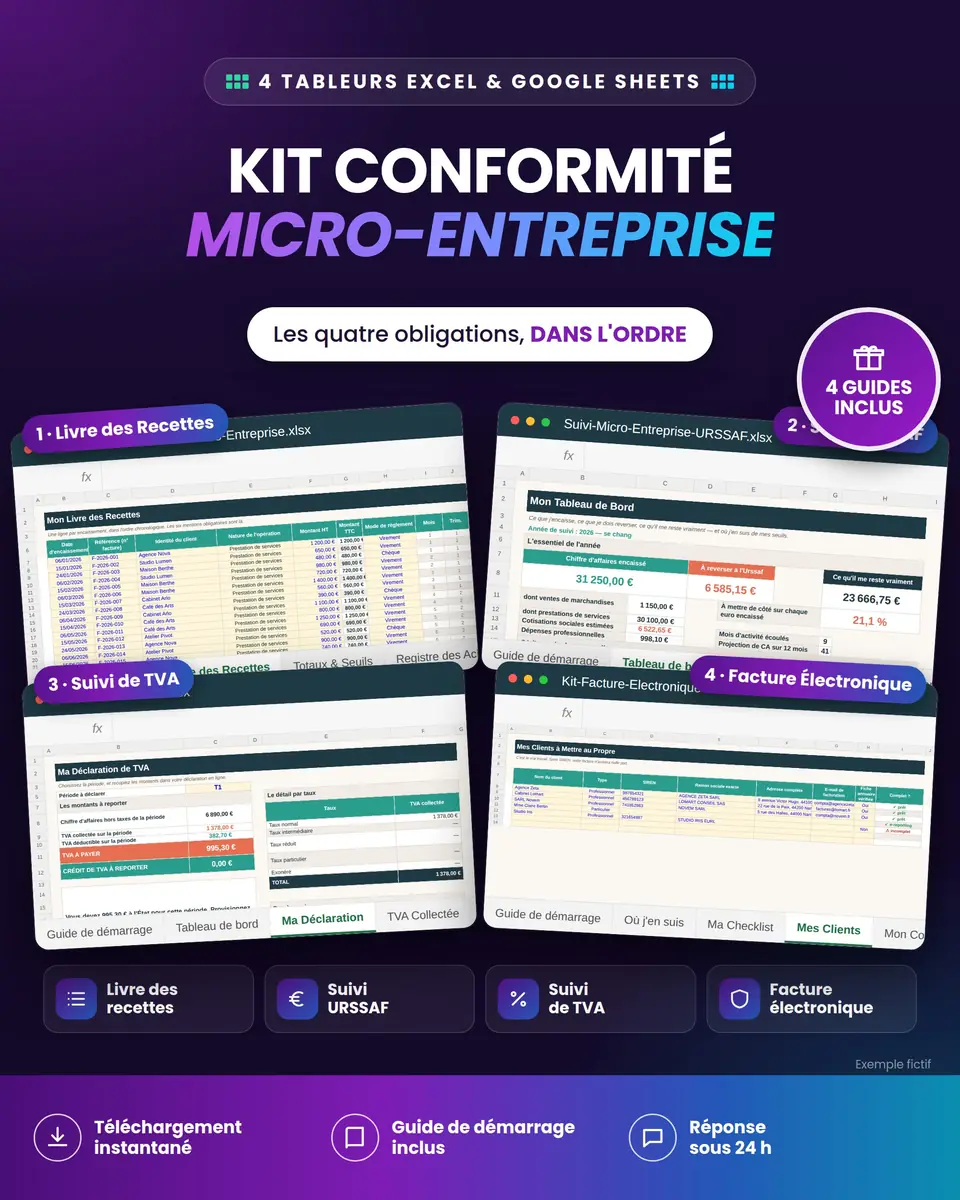 Kit Conformité Micro-Entreprise : aperçu