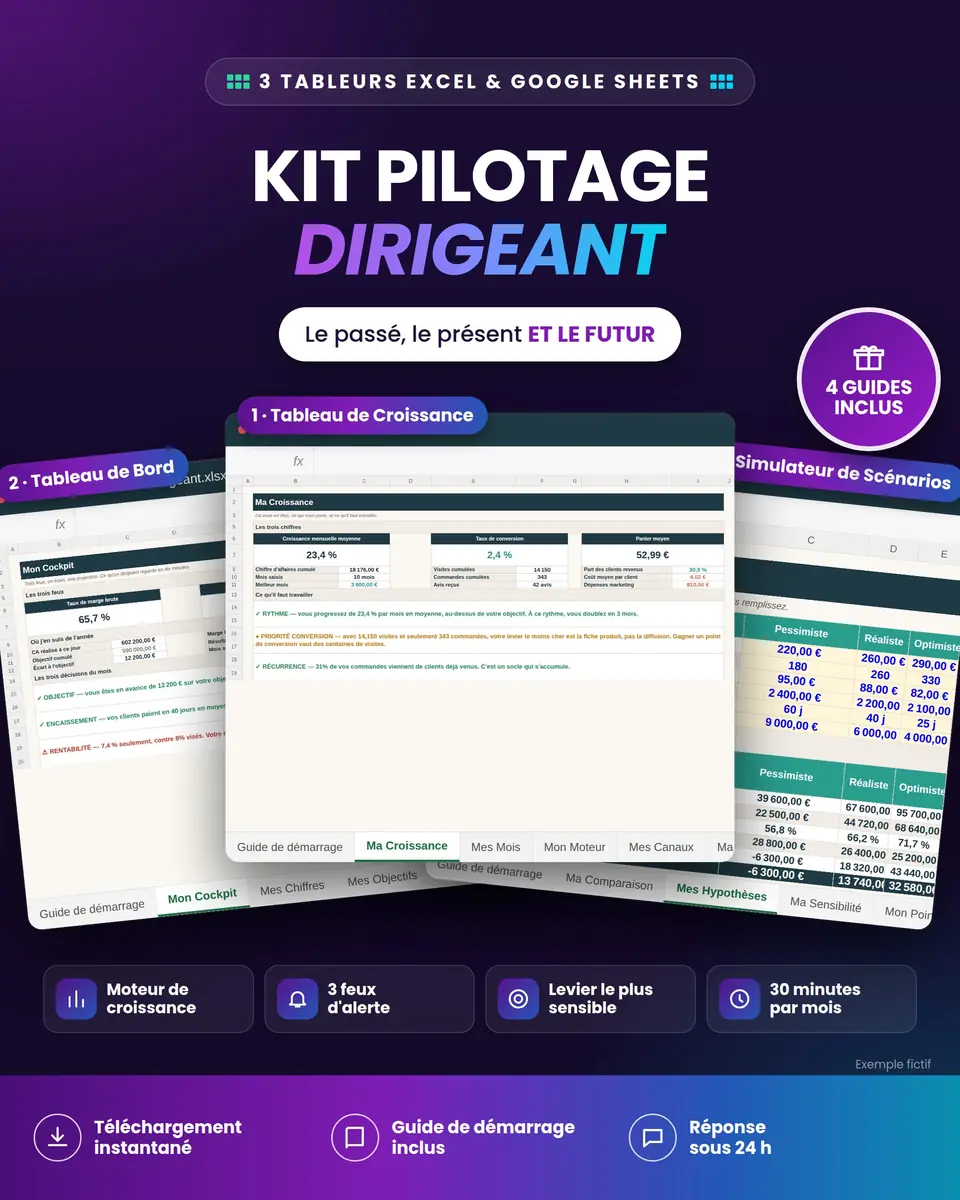 Kit Pilotage Dirigeant : aperçu