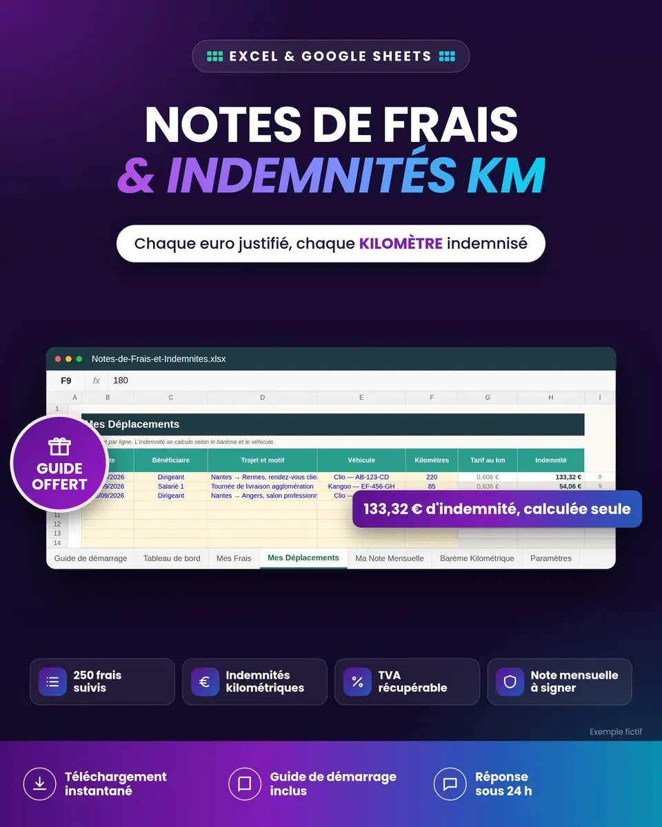 Notes de Frais & Indemnités Kilométriques : aperçu