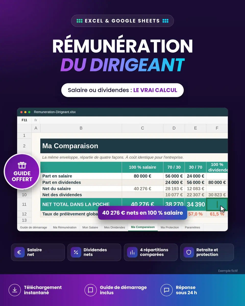 Rémunération du Dirigeant : aperçu