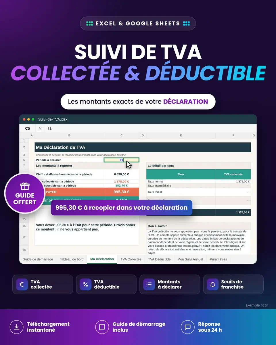 Suivi de TVA : aperçu