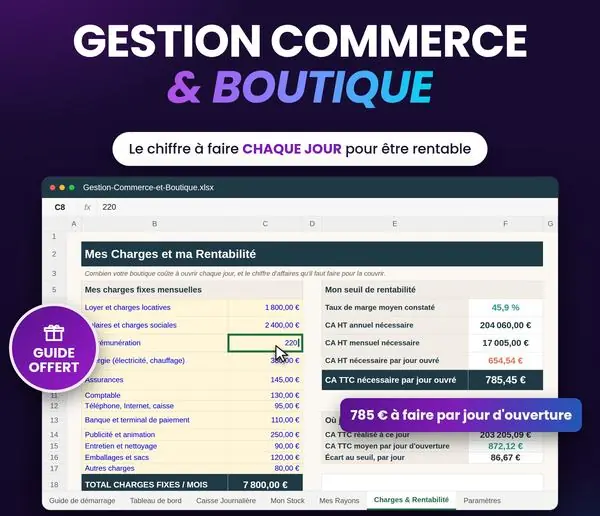 Aperçu : Gestion de Commerce & Boutique