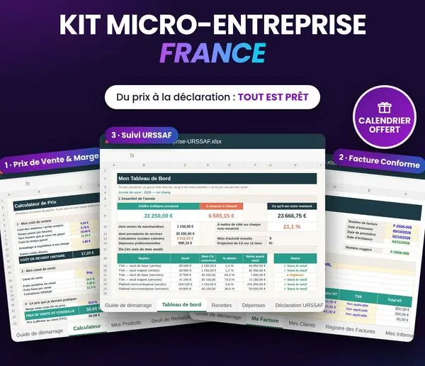 Aperçu : Kit Auto-Entrepreneur France