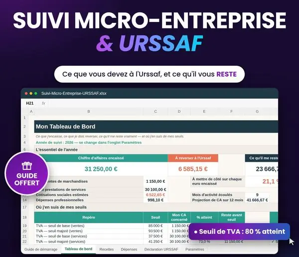 Aperçu : Suivi Micro-Entreprise & URSSAF