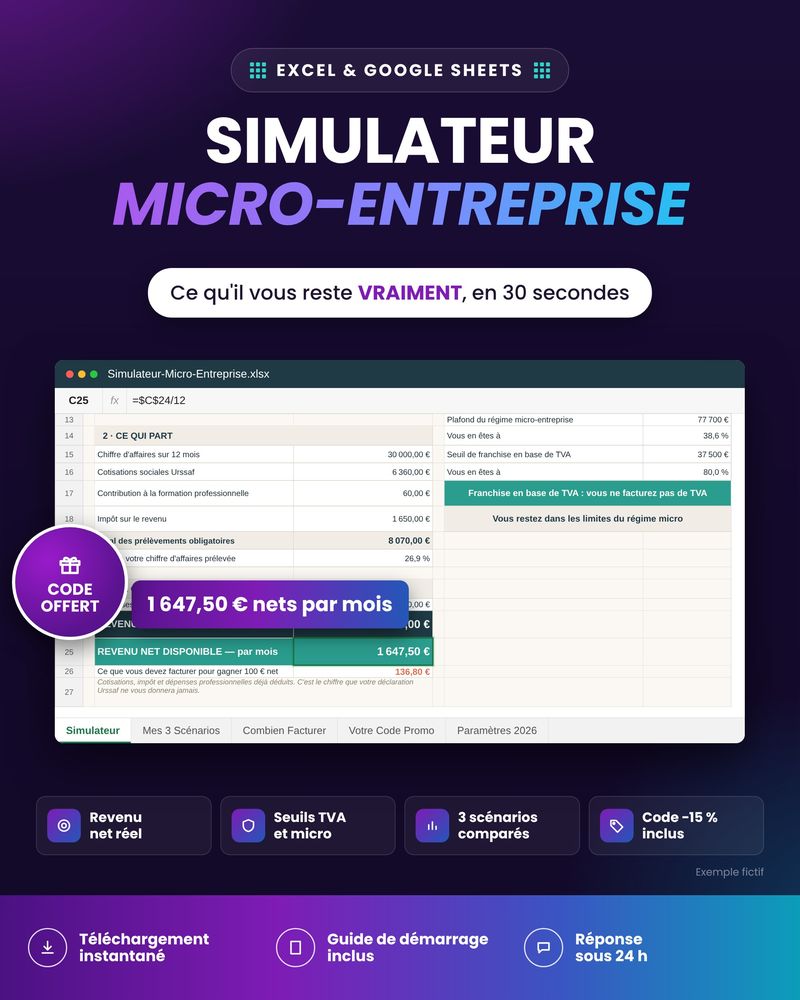 Aperçu du Simulateur Micro-Entreprise